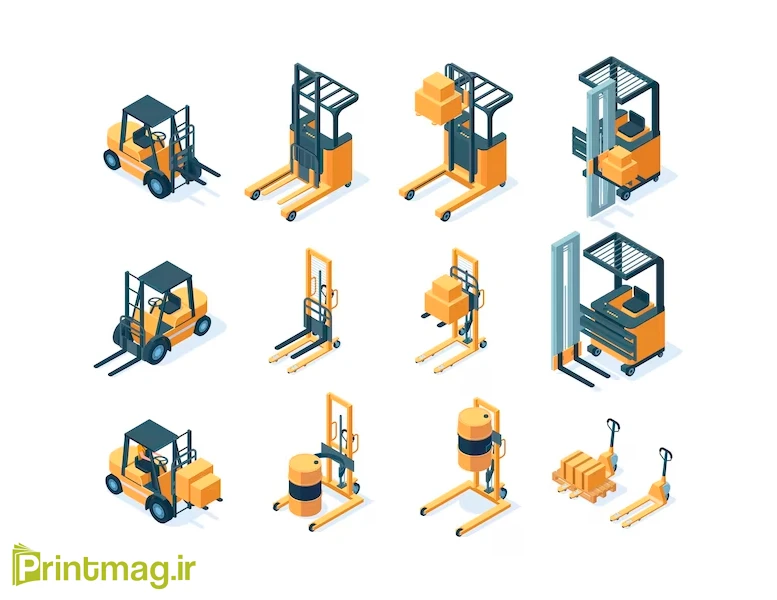 انواع ماشین‌ آلات حمل پالت